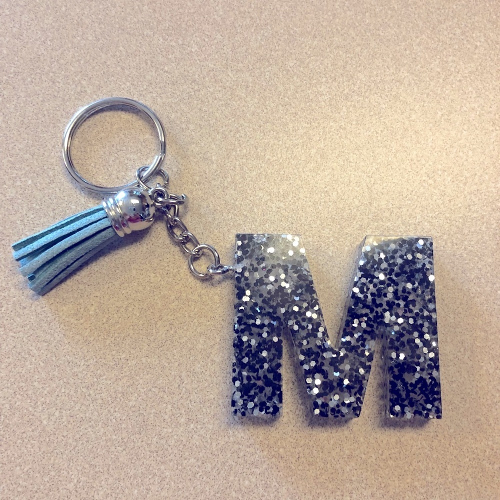 Handmade Letter "M" Keychain